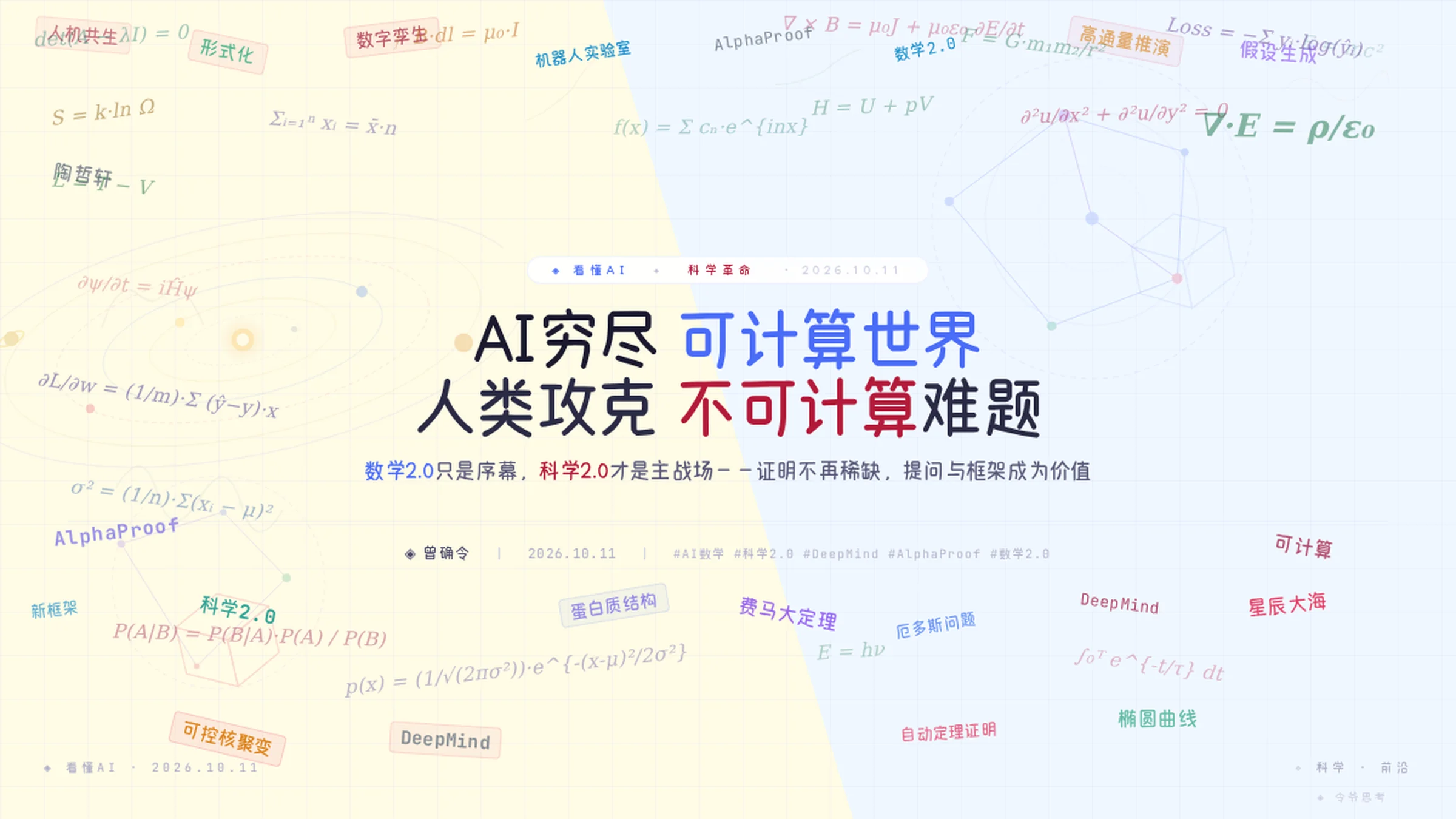 AI穷尽可计算世界，人类攻克不可计算难题